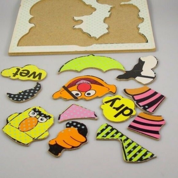 Sesame Street Muppets Bert Ernie board puzzle Play - Picture 3 of 8